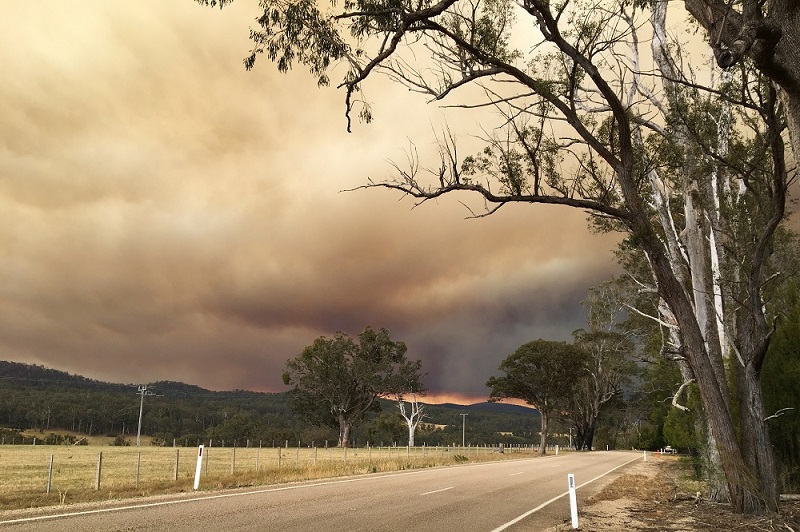Bushfire at Bruthen